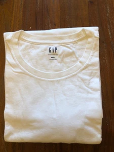 GAP Short-sleeved T-Shirt - 100% Cotton - White - Size XXXL - brand new - Picture 1 of 1