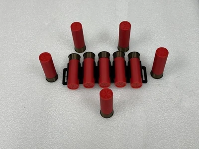 Réplica de munição dez conchas de espingarda calibre 12ga para exibição impressa em 3D - Imagem 1 de 4