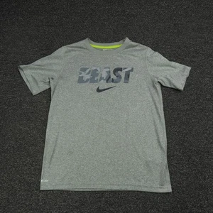 Nike Dri-FIT Shirt Jungen Large grau Beast Grafik Sport Training Laufen T-Shirt - Bild 1 von 8