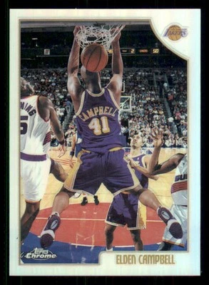 1998-99 Topps Chrome Refractors #34 Elden Campbell - Image 1 of 2