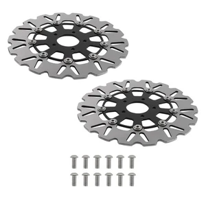 Pair Front Disc Rotors Brake Rotor for Harley Softail 2015-24 5.0mm Thickness - Bild 1 von 15