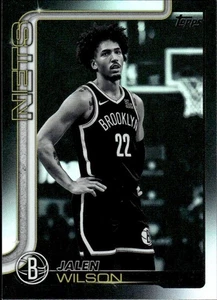 2025-26 Topps #12 Jalen Wilson Blackout - Imagen 1 de 2