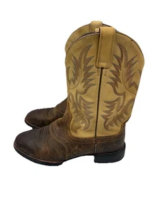 Ariat Mens Stockman Cowboy Western Boots Brown 34912 Leather Size 9D - Picture 1 of 6