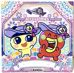 Bandai Tamagotchi Uni sticker Rosette Hat Virtual Pet Vpets TMGC Japan New - Picture 1 of 1