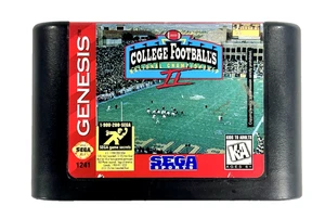 College Football's National Championship II Sega Genesis Authentic Tested - Bild 1 von 8