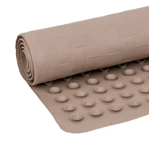 (4 pack) Mainstays 18" x 36" Textured Rubber Bathtub Mat with Suction Cups _ - Picture 1 of 6