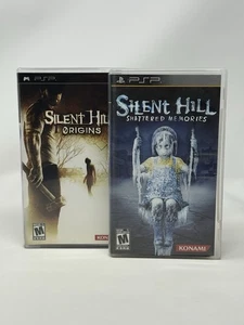 Silent Hill Origins and Shattered Memories Bundle Sony PSP Complete CIB Tested - Picture 1 of 23