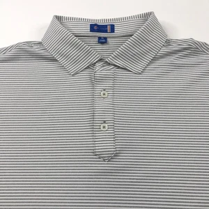 Stitch Golf XL FITS 2XL Mens Golf Short Sleeve Button Polo Shirt Gray MINT - Picture 1 of 7