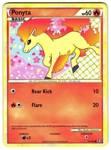 PONYTA 72/102 - NM - TRIUMPHANT ENGLISH POKEMON CARD - Picture 1 of 3