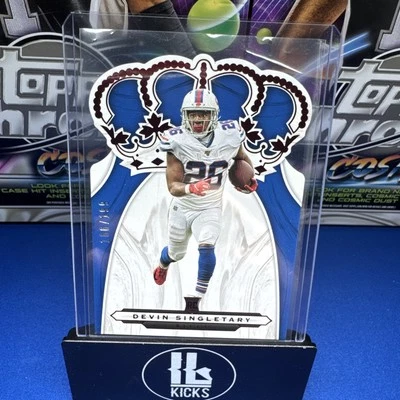 2019 Panini Chronicles - Crown Royale Devin Singletary #CR-23 Red /199 (RC) - Image 1 of 2