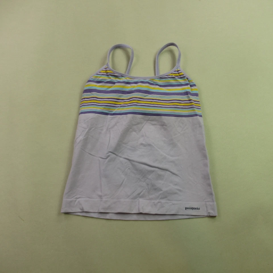 Camiseta sin mangas Patagonia para mujer pequeña sin mangas ligera púrpura informal rayas Foto 1 de 4