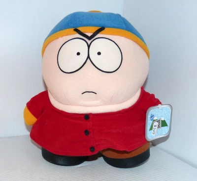 De colección 1998 South Park Eric Cartman Peluche Pies Pesados Nuevo de Lote Antiguo con Etiquetas Estate Find Foto 1 de 4