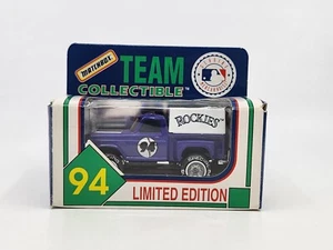 MLB 25th Anniversary Colorado Rockies Matchbox® Team Collectible - Picture 1 of 15