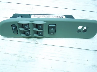 GMC ENVOY 2008 2009 panel de interruptor de ventana de puerta gris nuevo OEM 25866998 Foto 1 de 4