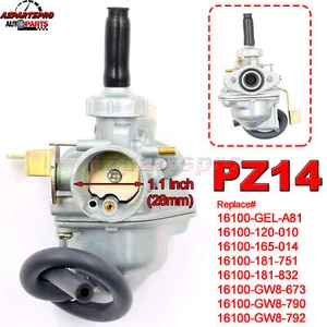 PZ14 Carburetor For Honda 16100-GW8-673 / 16100-GW8-790 / 16100-GW8-792 Carb New - Picture 1 of 9
