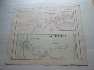 EINE (1) 1881 KARTE VON SURRY, EAST BLUEHILL, NR. 39, #4, COLBY'S COUNTY. ATLAS - Bild 1 von 2