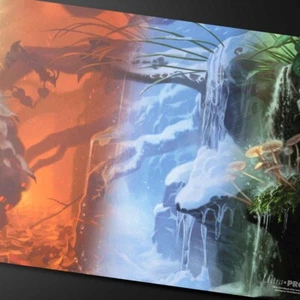 Bloomburrow Season Lands: Forest Four Seasons Mousepad Standard Gaming Playmat - Picture 1 of 4