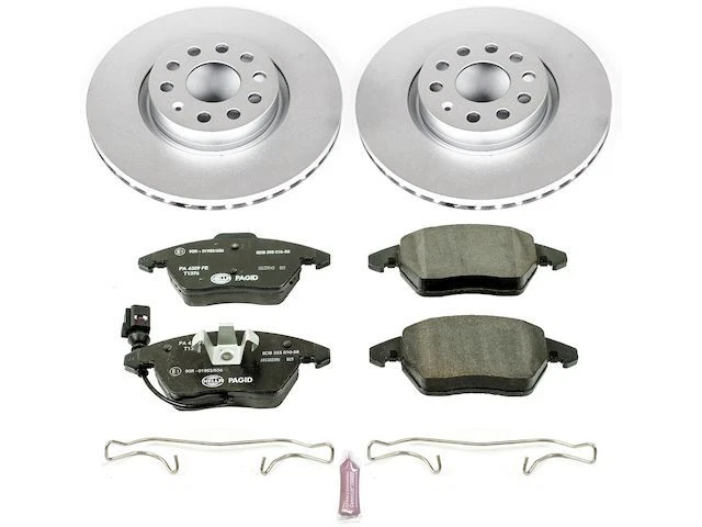 Kit de pastillas de freno delanteras y rotor para Audi A3 Quattro 2009 2007 2006-2013 JW477HH Foto 1 de 1