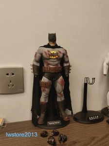 1/6 Wounded Black Robe Bruce Wayne Knight 12'' Male Figure Head Body Clothes - Picture 1 of 1