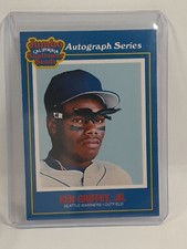 1990 Jumbo California Sunflower Seeds Autograph Series Ken Griffey Jr #2 /24 HOF