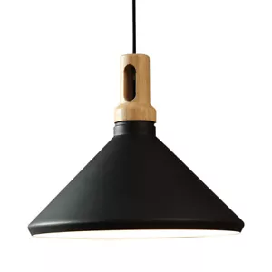 35cm Black Pendant Light Kitchen Chandelier Ceiling Lamp Bar Dining Room - Picture 1 of 6