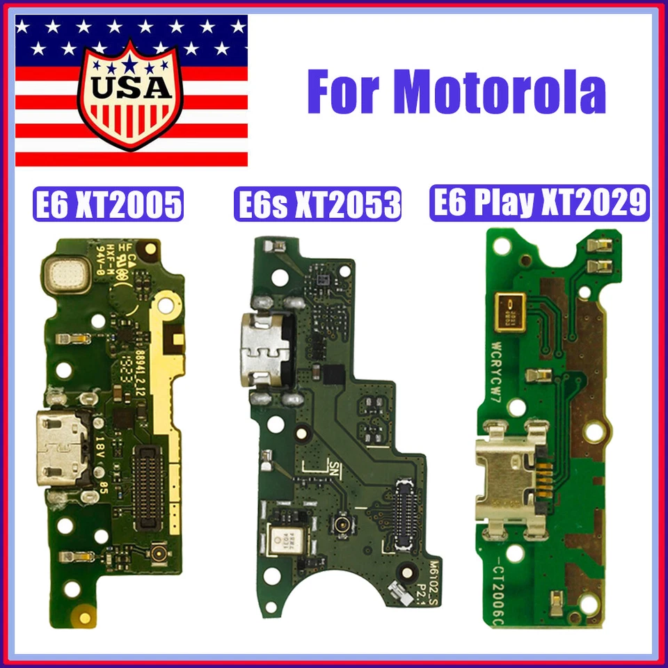 Charging Port USB Connector Board For Motorola Moto E6 XT2005 E6s XT2053 E6 Play - Image 1 of 1