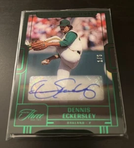 Dennis Eckersley HOF Baseball Player - 2023 Panini 3 and 2 Auto #TM-DE /5 - Picture 1 of 2