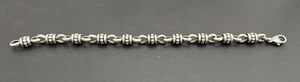 James Avery Bracciale Perline Thatch Argento Sterling - Foto 1 di 3