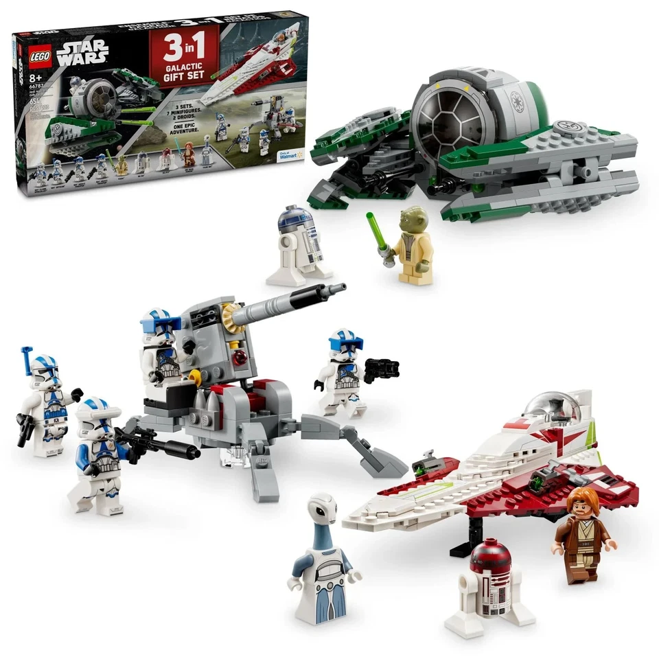 Lego Star Wars: Jedi Masters Set de Regalo | 66787 | 3 en 1 | 654 Piezas Foto 1 de 4