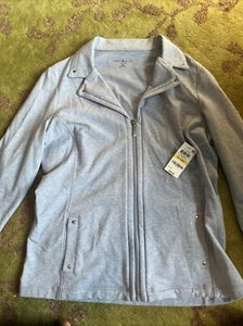 Karen Scott Sport Petite Mediano Azul Claro Brezo Mujer Ropa - Imagen 1 de 6