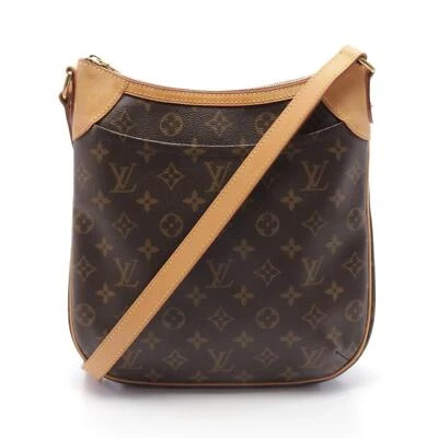LOUIS VUITTON Odeon PM Crossbody Shoulder Bag M56390 Monogram Used Women LV - Image 1 of 4