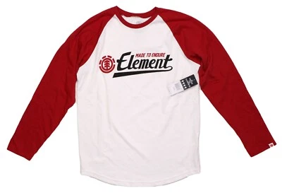 New NWT Element Boy's Signature Raglan Tee T-Shirt Crew Neckline Navy Size L - Image 1 of 3