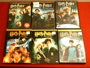 Harry Potter 6-movie DVD Lot. Witches, Wizards, Halloween - Picture 1 of 6