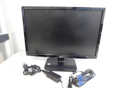 Acer V225WL 22" WXGA+ 1680 x 1050 LED Backlight Monitor DVI VGA w/ Power Adapter - Image 1 of 4