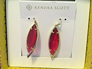 Kendra Scott Maxwell Ohrringe in Gold/Beerenglas - Neu im Karton - Bild 1 von 1