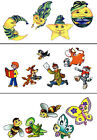 20 Wall/Tile Stickers Cutouts - Cartoon/FairyTale, Baby Kids/Children Room ~3.5"
