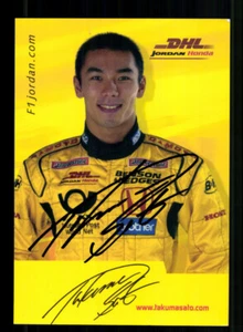 Takuma Sato Formel 1 Fahrer 2002-2008 Original Signiert + A 237246 - Bild 1 von 2