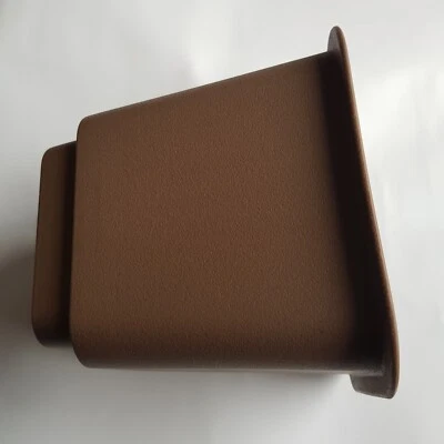 Pot Plant Holder Plastic Planter brown strong moulded design 13cm out/indoor - Image 1 of 4