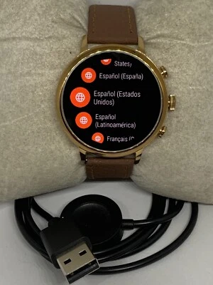 Fossil Gen 4 Authentic Digital Dial Smart Watch Custom Band FTW6018 ZA324 - Image 1 of 4