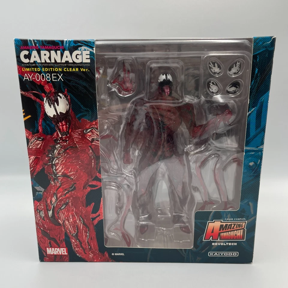 Amazing Yamaguchi Spider-Man Carnage Figure Limited edition clear ver. No.008 - Image 1 of 4