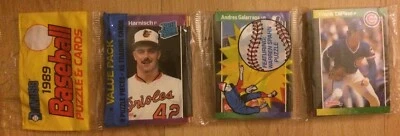 1989 Rack Pack Pete Harnisch Orioles Andres Galarraga Expos Frank DiPino Cubs - Image 1 of 2