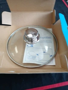 Estia Gourmet 18/8 Stainless Steel Glass Cover for 3qt Saucepan - Picture 1 of 5