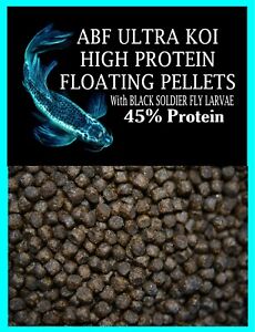 ABF ULTRA KOI HIGH PROTEIN FLOATING PELLETS,3.2mm & 4.8mm,Pond FISH FOOD,ABF269