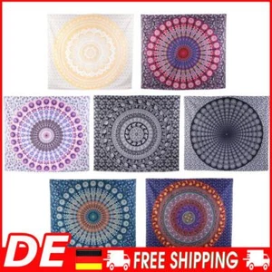 Boho Geometric Pattern Rug Picnic Beach Mat Sleeping Blanket Tapestry - Picture 1 of 18