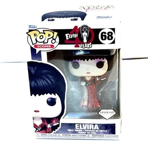 Elvira 40th Anniversary Diamond Glitter Funko Pop! Vinyl Figure #68 - Picture 1 of 4