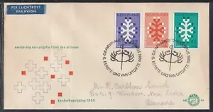 Países Bajos Scott B449-51 FDC - Fondo Reina Guillermina, 20 aniversario - Imagen 1 de 1