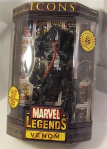Venom Action Figure 12" Nero Marvel Legends 30 Articolato Giocattolo Spiderman Nuovo - Foto 1 di 16
