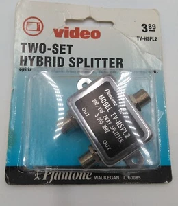 Splitter segnale TV universale Pfantone 2 vie tv coassiale, videoregistratore, dvd, TV via cavo-HSPL2 - Foto 1 di 5