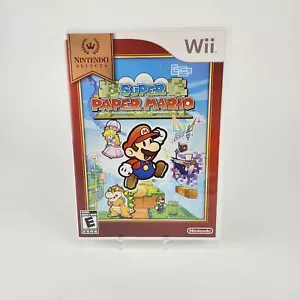 Nintendo Wii - Super Paper Mario Selects COMPLETE CIB - Tested & Authentic - Picture 1 of 4