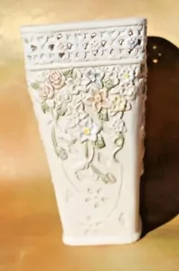 Vintage Porzellan Blumen Stiefel VASE mit Goldrändern, 5,5" hoch KOSTENLOSER VERSAND! - Bild 1 von 6